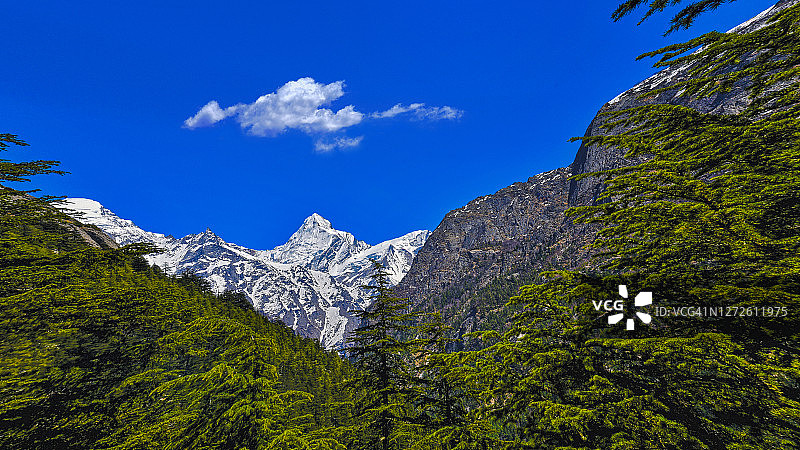 印度北阿坎德邦甘戈特里图片素材