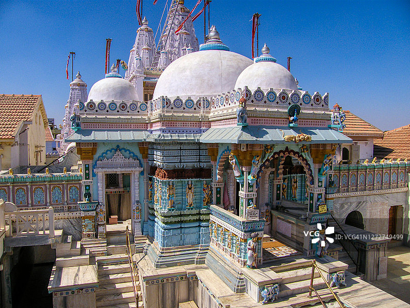 彩色耆那教寺庙图片素材