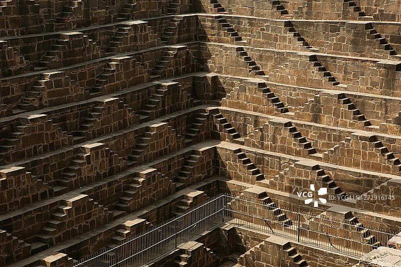 印度月亮水井图片素材