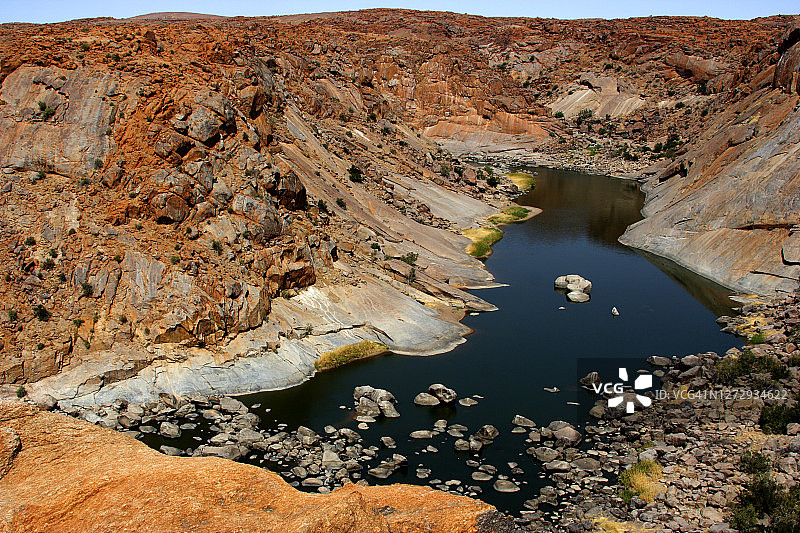 南非奥格拉比斯瀑布一瞥图片素材
