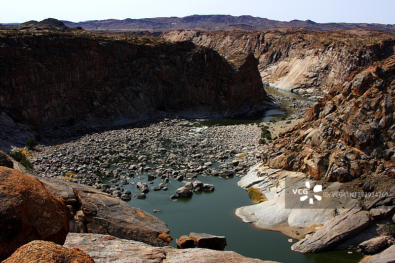 南非奥格拉比斯瀑布一瞥图片素材