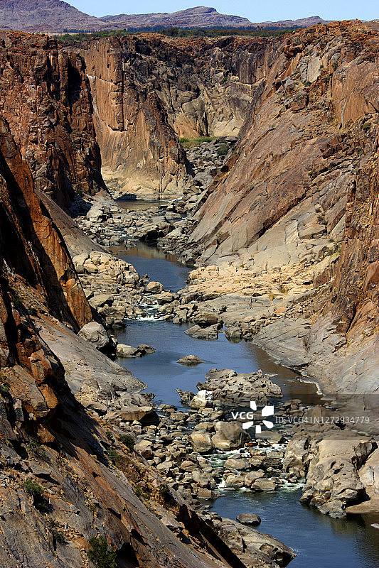 南非奥格拉比斯瀑布一瞥图片素材