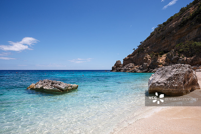 撒丁岛奥罗塞伊湾马里奥卢湾图片素材