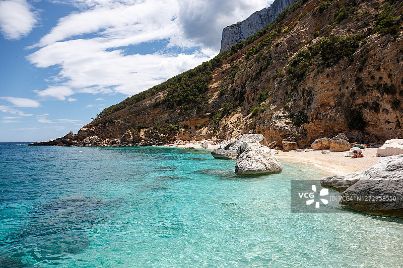 撒丁岛奥罗塞伊湾马里奥卢湾图片素材