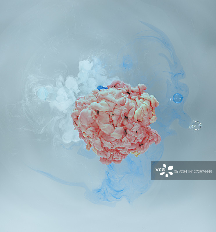 粉色液体云朵图片素材