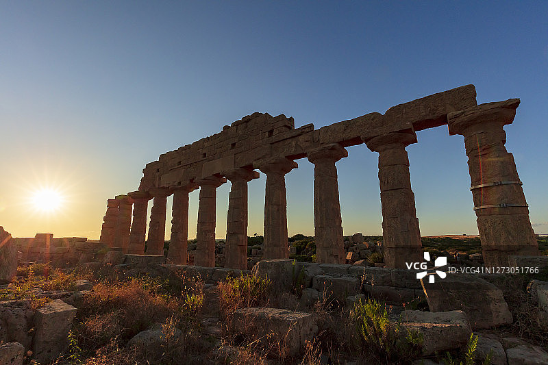 塞利农特，西西里岛图片素材