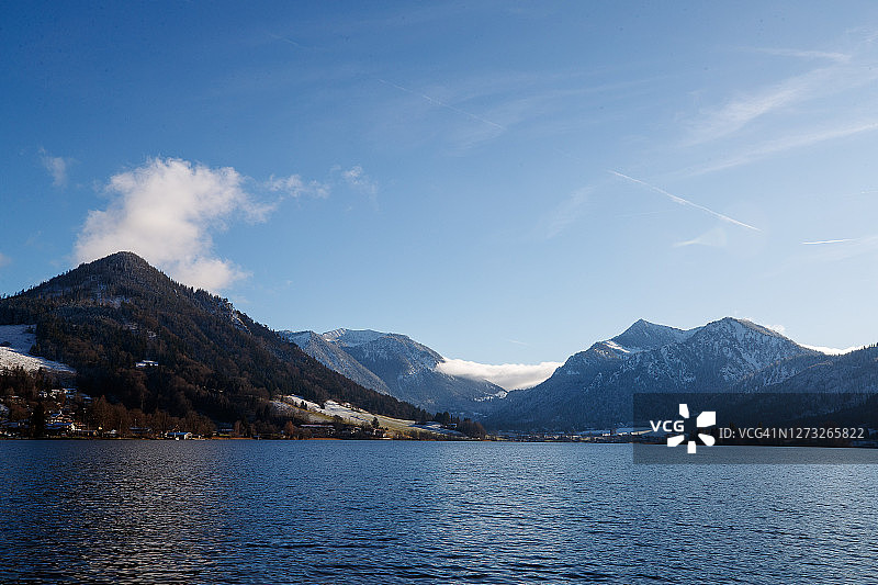 施利尔湖风光图片素材