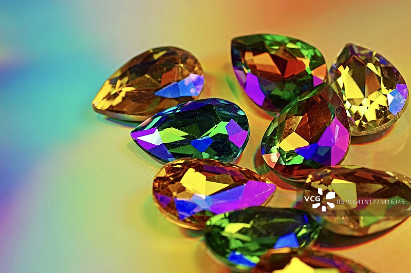 彩色水钻图片素材