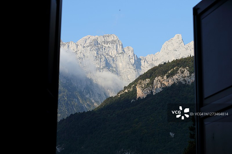 布伦塔多洛米蒂的自然风光图片素材