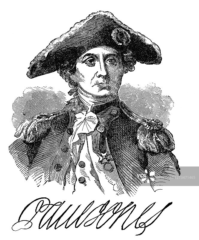 查尔斯·康沃利斯将军肖像图片素材