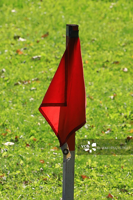 运动场上的角旗图片素材