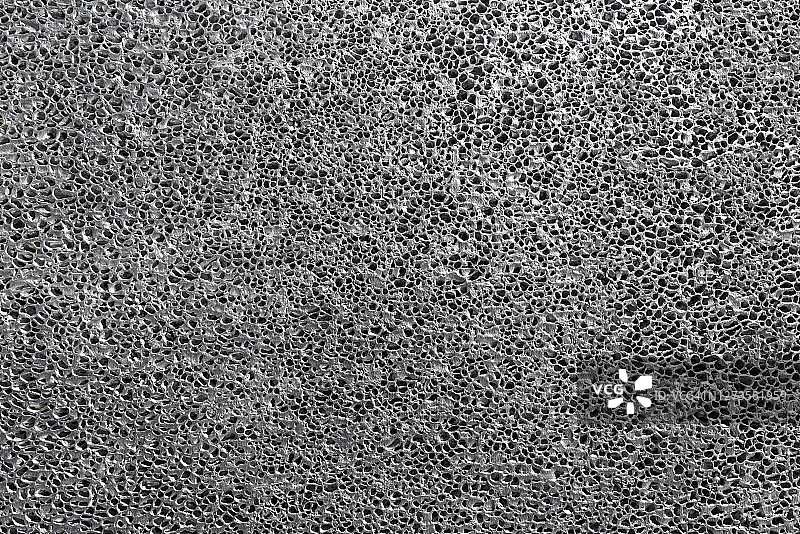 橡胶泡沫纹理／抽象黑色背景图片素材