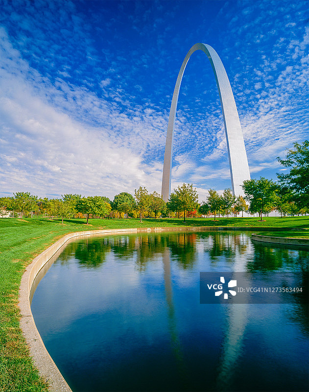 门户拱门国家公园环绕下的门户拱图片素材