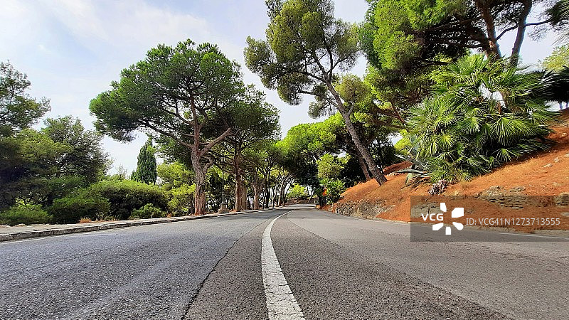 地中海公路图片素材