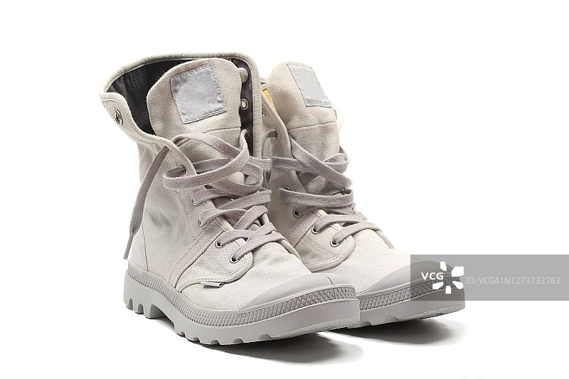 帆布靴子图片素材