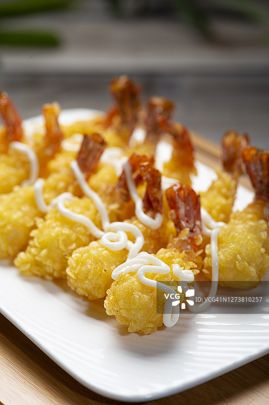 炸虾丸图片素材