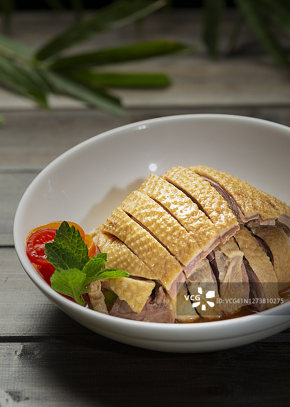 中国美食：鹅肉图片素材