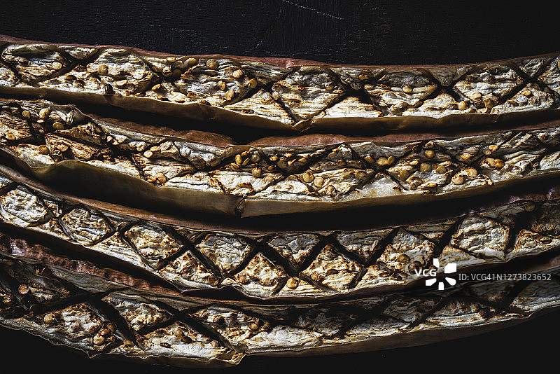 日式烤茄子特写纹理图片素材