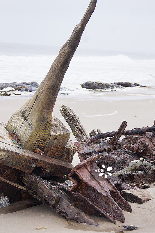 西南海豹号沉船（1976年）：纳米比亚骷髅海岸22图片素材