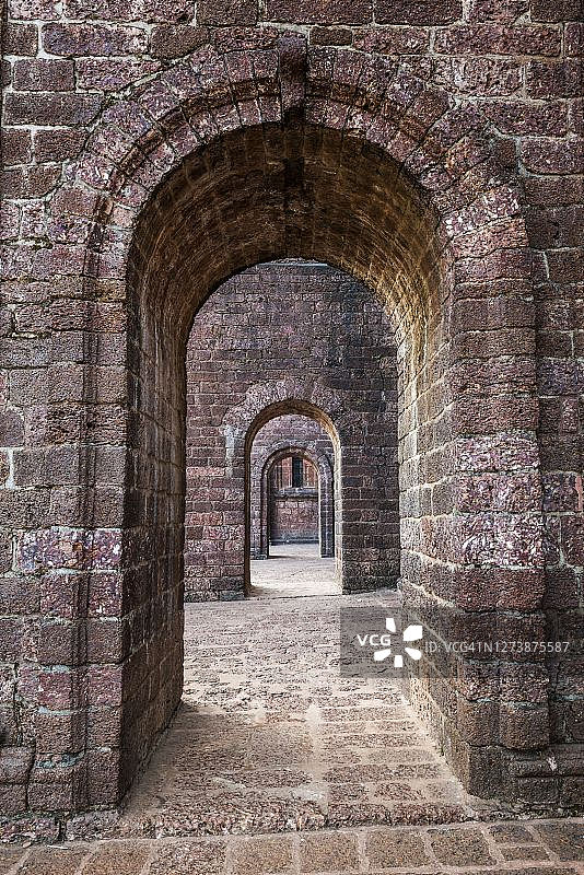 旧果阿的邦耶稣大教堂，联合国教科文组织世界遗产，印度果阿图片素材