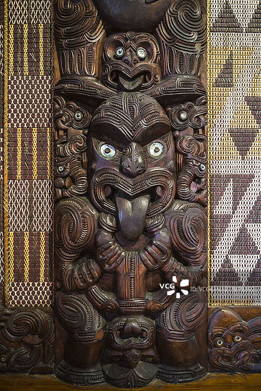 怀唐伊条约场地毛利会所，新西兰北岛北部地区图片素材