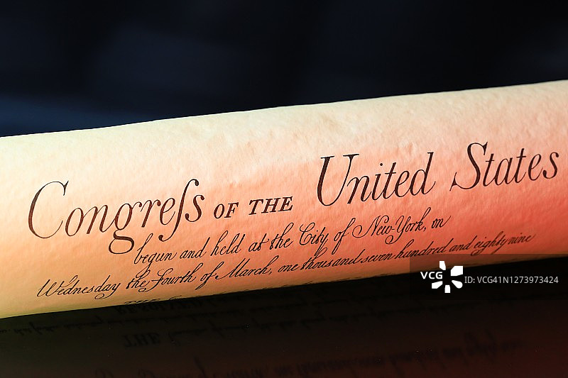 美国权利法案图片素材