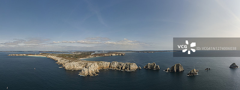 克罗宗半岛彭伊尔角，法国布列塔尼图片素材