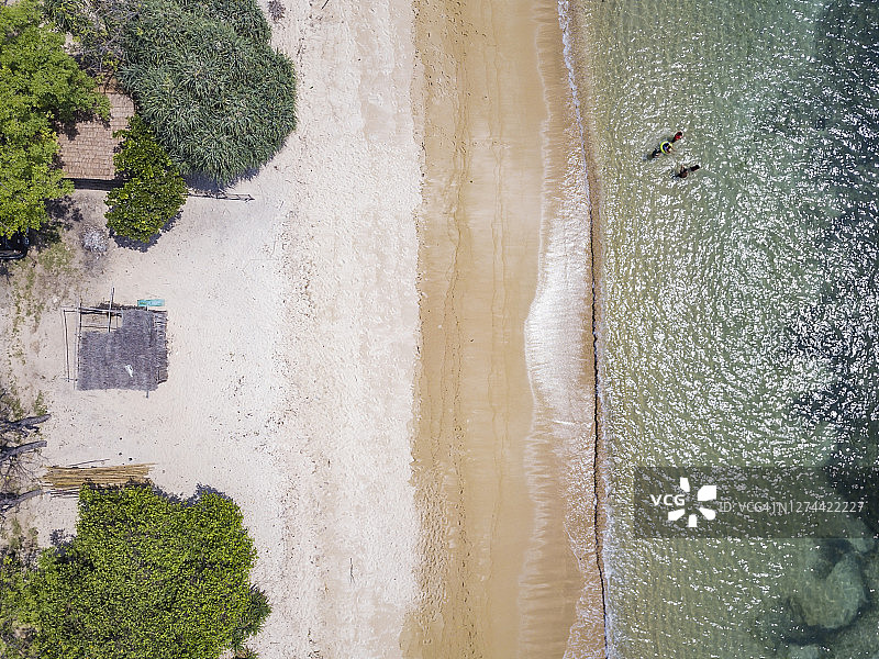 印度尼西亚松巴哇岛海滩航拍图片素材