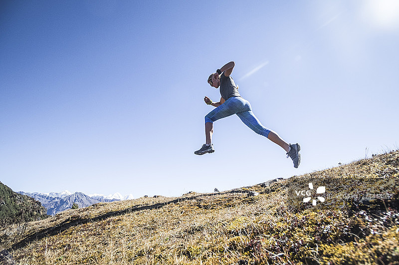 跑步者的快感图片素材