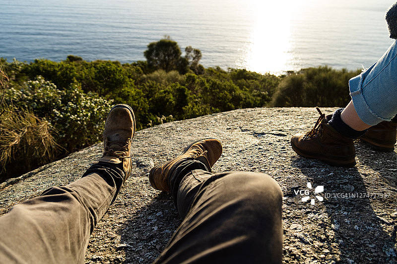 在自然中放松的视角图片素材