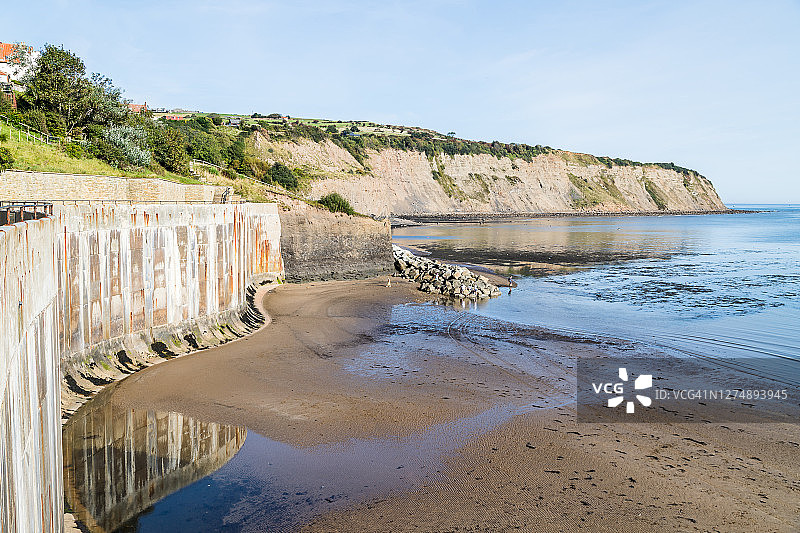 罗宾汉湾海堤图片素材