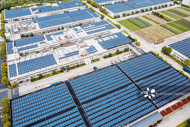 太阳能发电站图片素材