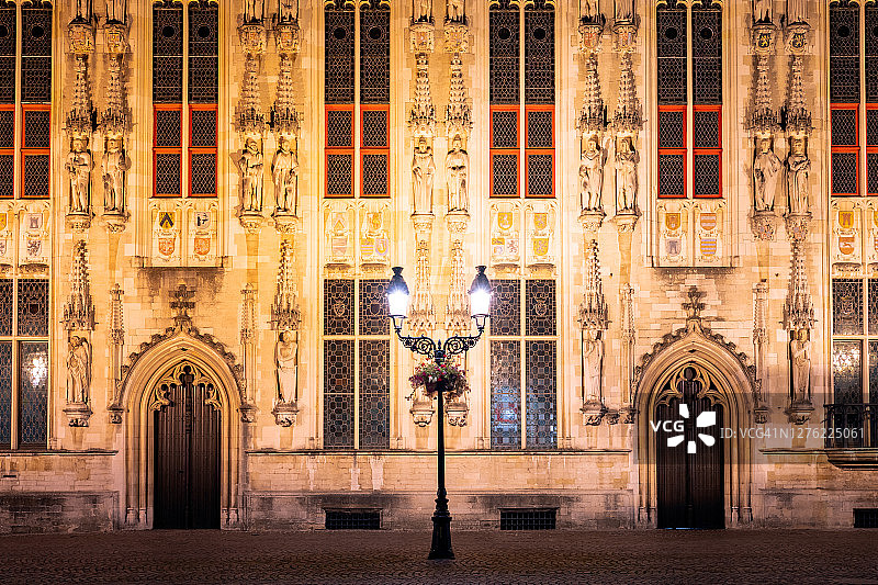 比利时弗拉芒布鲁日市政厅图片素材