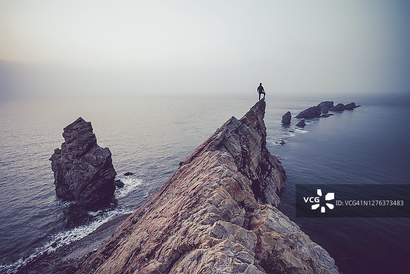 登高望远图片素材