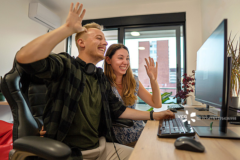 办公室里的软件开发人员图片素材