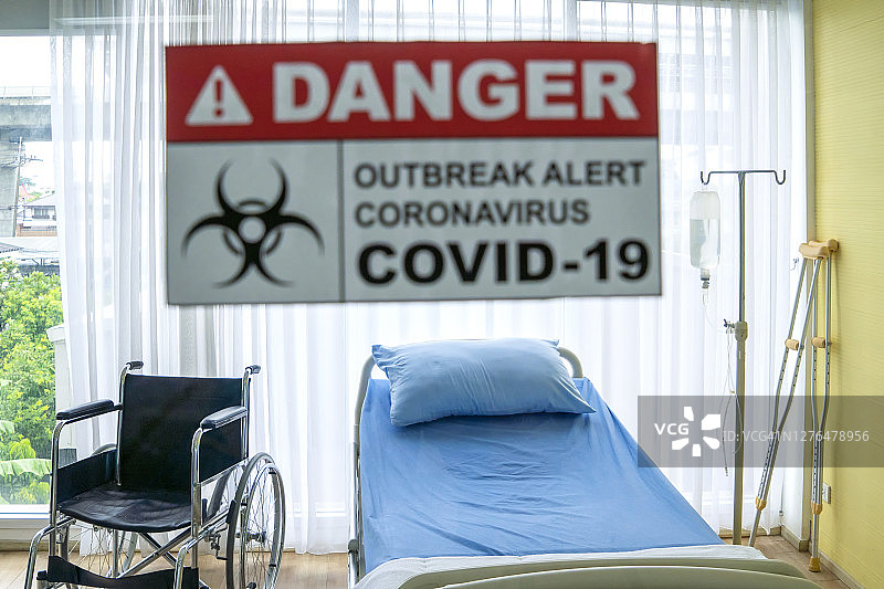 疫情警报：新冠病毒COVID-19图片素材