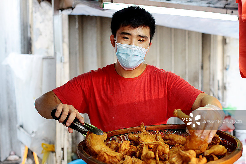 小企业炸鸡图片素材