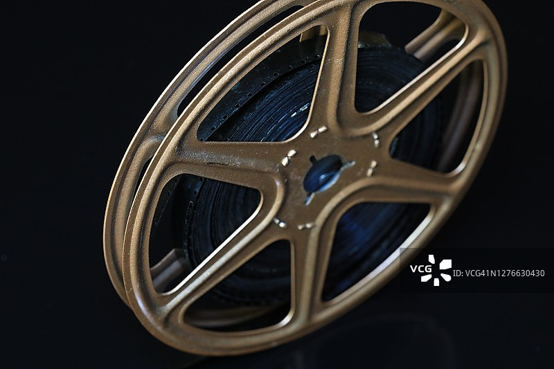 电影胶片卷盘图片素材