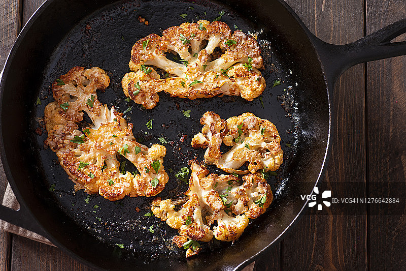 花椰菜牛排图片素材