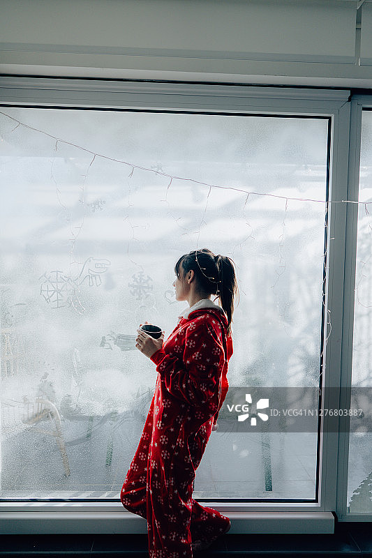 我美好的圣诞节早晨图片素材