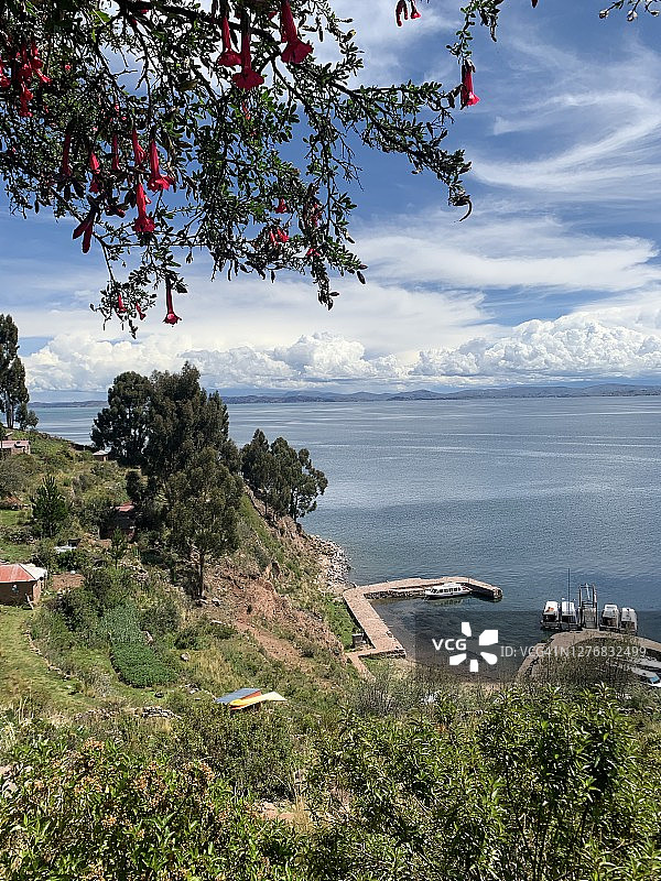 塔基勒岛-的的喀喀湖图片素材