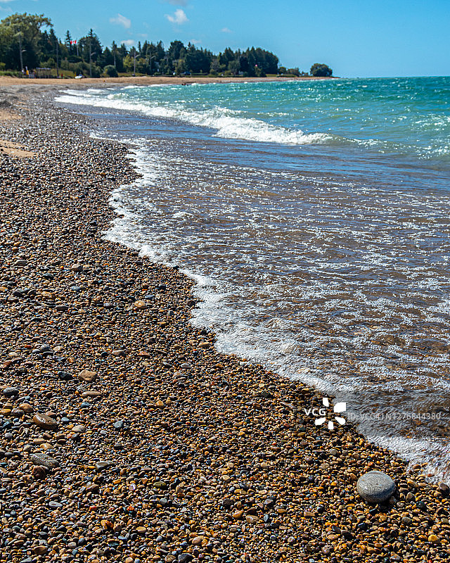 卵石滩图片素材