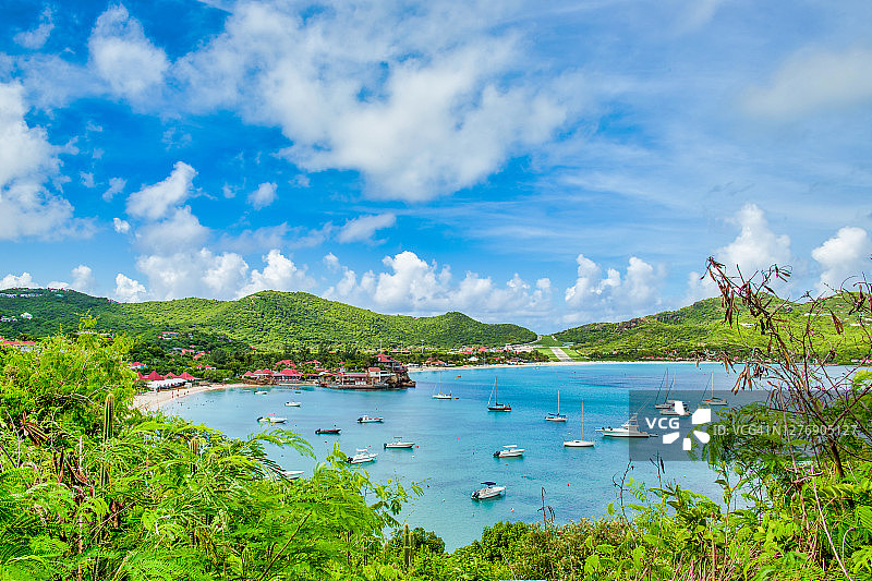 圣约翰湾的船只图片素材