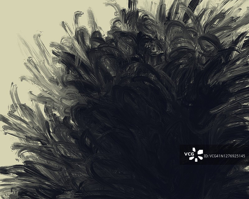 爆炸性黑色笔触图片素材
