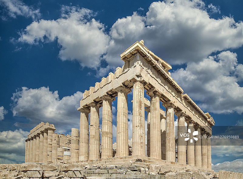 希腊雅典卫城图片素材