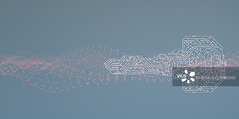 数字安全密钥概念图片素材
