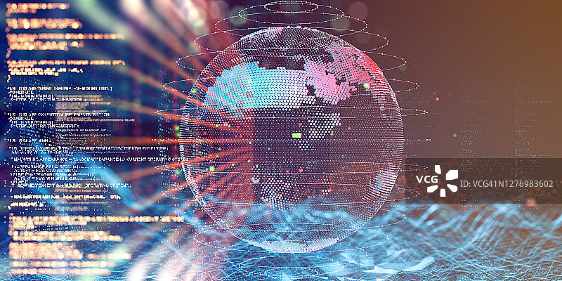 大数据抽象数字概念图片素材