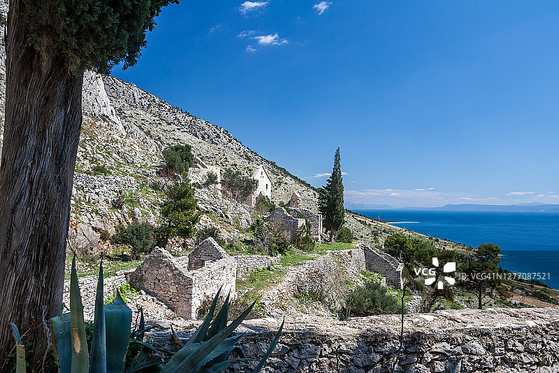 布拉察修道院遗址图片素材