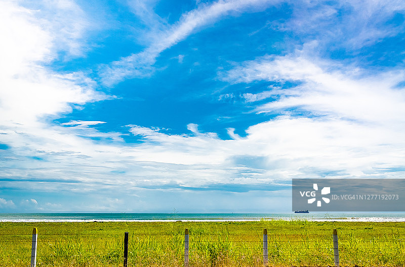 哥斯达黎加海边风景图片素材