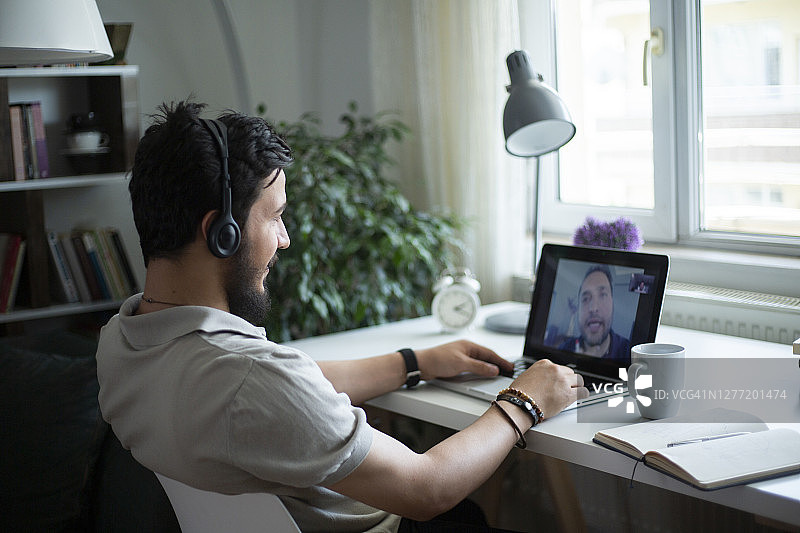 在线面试图片素材